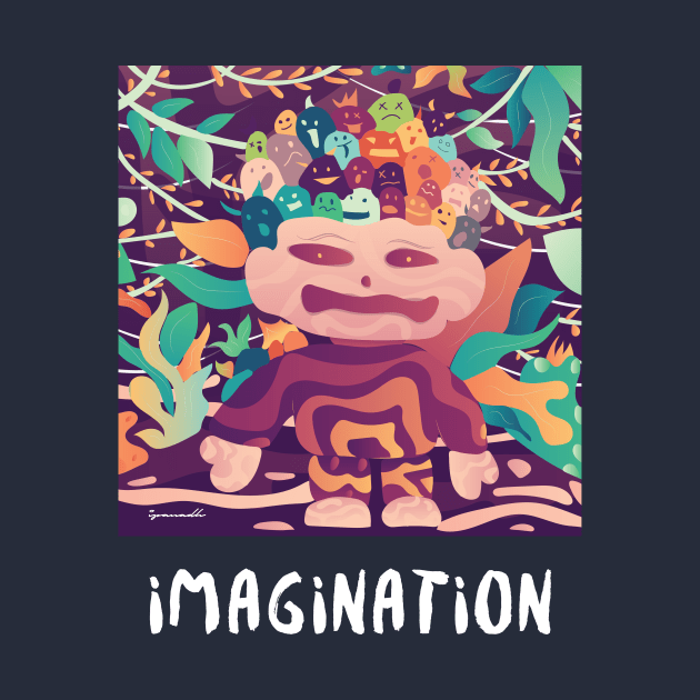 T-shirt Illustration Imagination by Swakarya