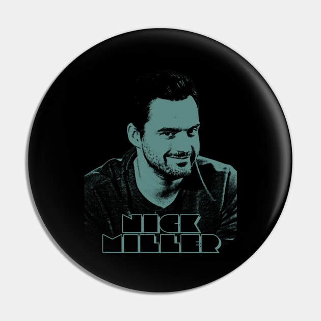 Nick Miller // 90s Aesthetic Design Pin by Knockbackhaunt