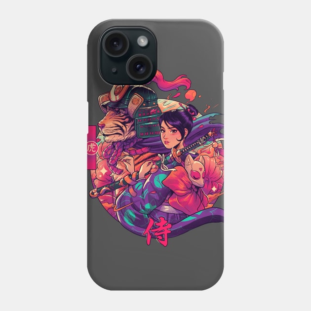 Samurai Tiger Phone Case by BrunoMota