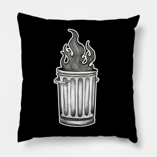 Trash Fire Pillow