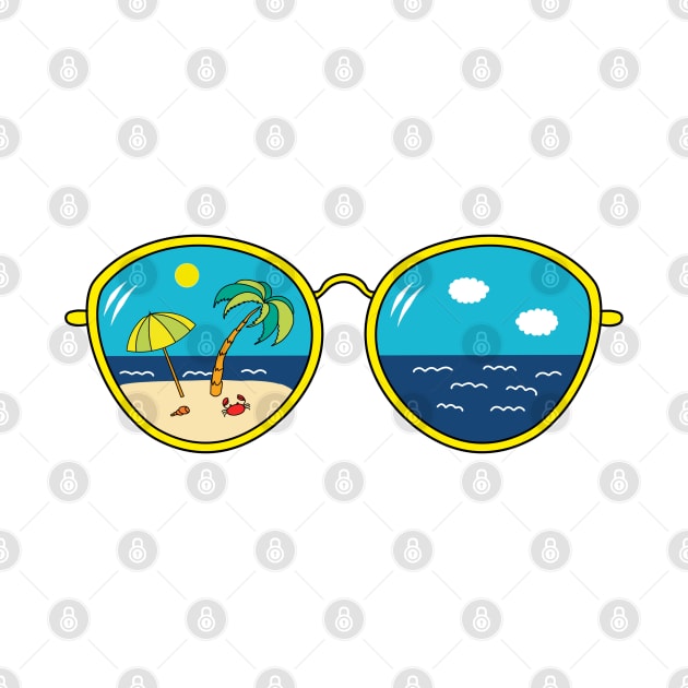 Summer Sunglasses Design by Hispaniola-Fineart