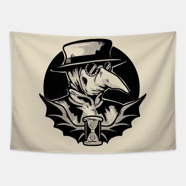 Plague Doctor Tapestry by LumaInk