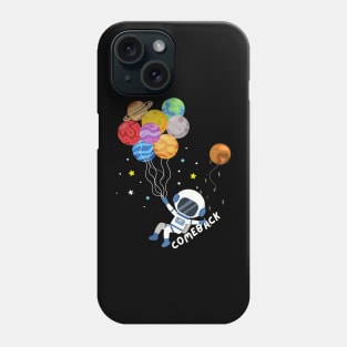 Astronaut Balloons Planets Phone Case