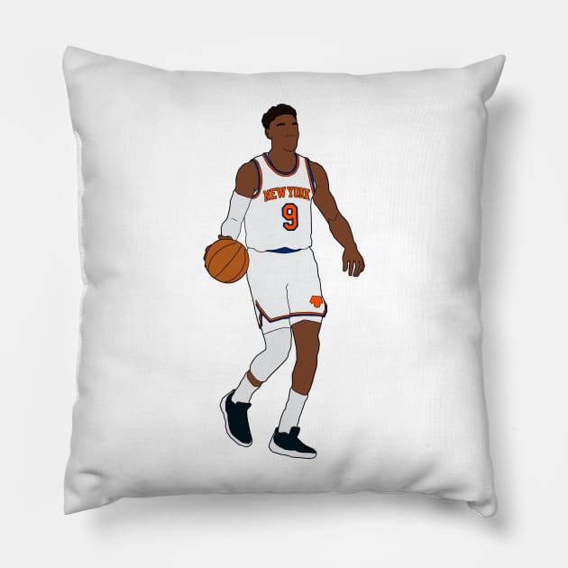 RJ Barrett Minimal Pillow by whelmd