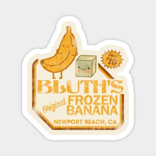 Retro Distressed Bluth's Banana Stand Magnet