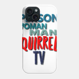 Person, woman, man, camera, tv Phone Case