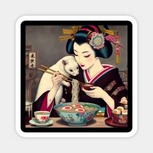 ramen life - ukiyo-e ramen life Magnet