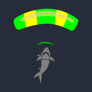 Jump The Shark -Green/Yellow canopy T-Shirt