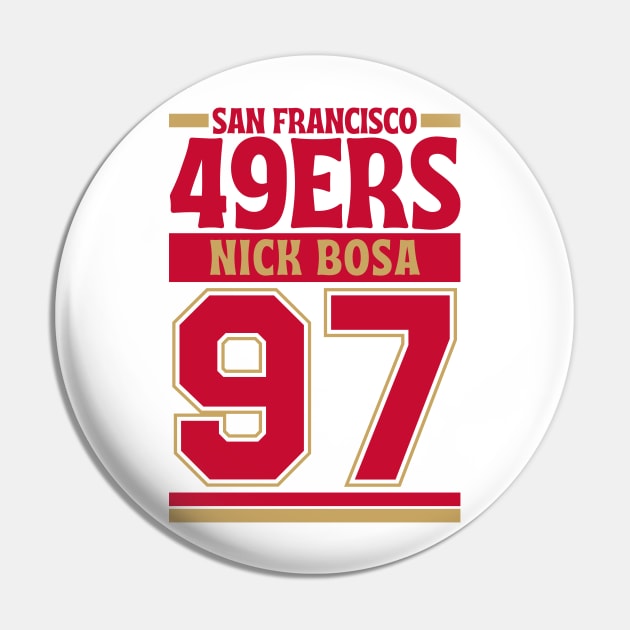 San Francisco 49ERS Bosa 97 Edition 3 Pin by Astronaut.co