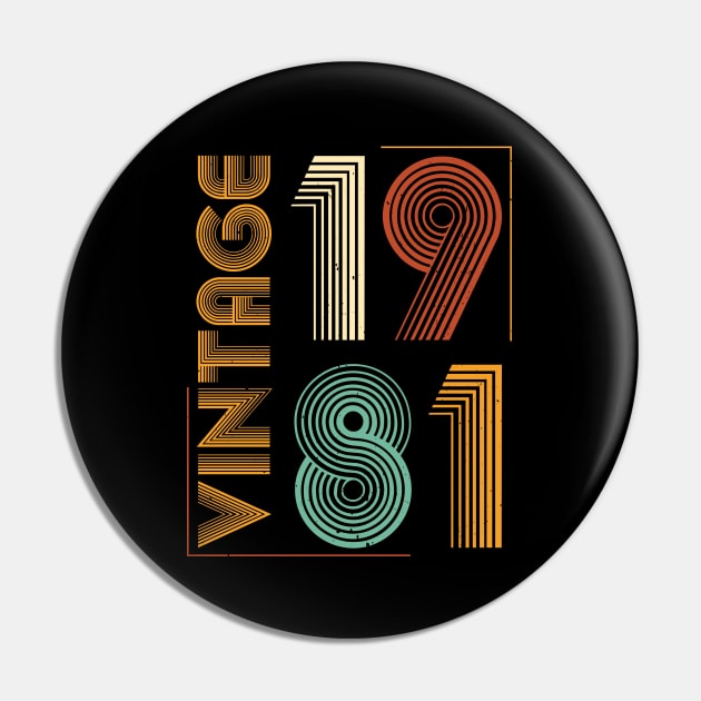 Vintage 1981 Birthday Pin by busines_night