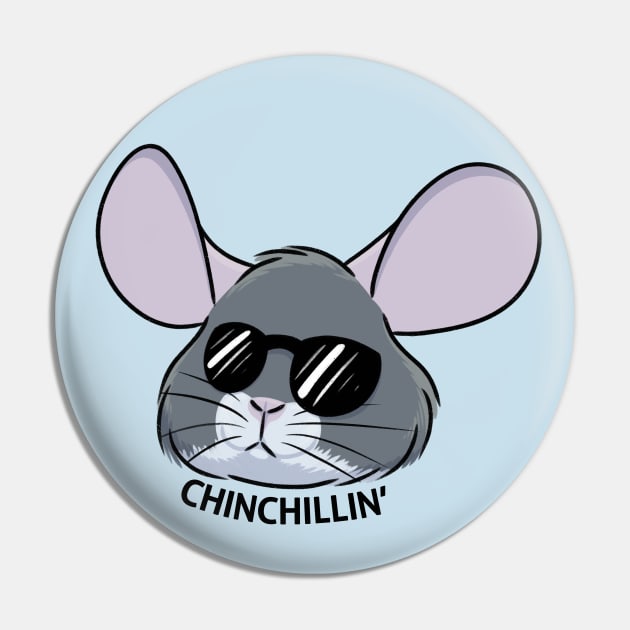 Chinchillin' Pin by DeguArts