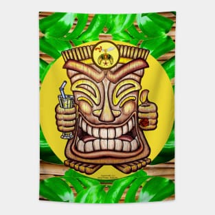 Happy Tiki Shriner Tapestry