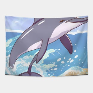 Animal - Dolphin water lover Tapestry