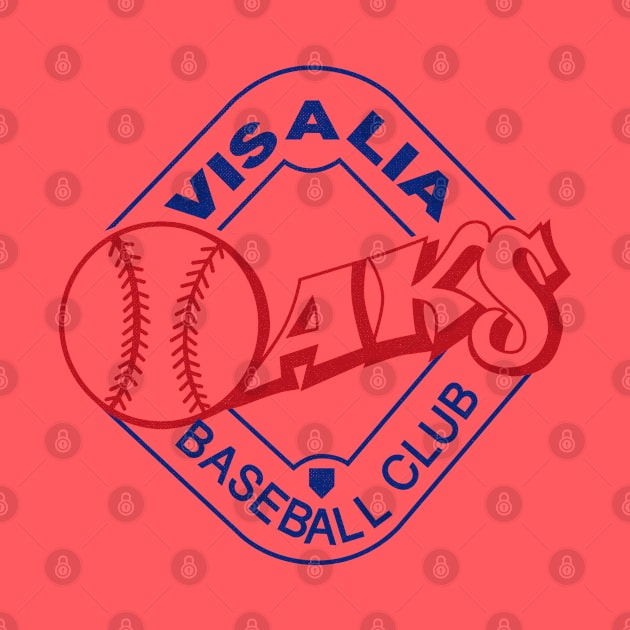 Defunct Visalia Oaks Minor League Baseball 1991 by LocalZonly