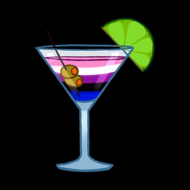 Genderfluid cocktail #2. by gaypompeii