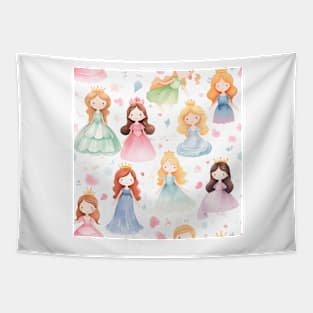 Princesses Pattern 24 Tapestry