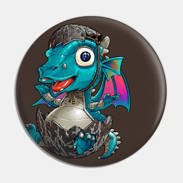 Baby Dragon Pin by RodsArtPortal