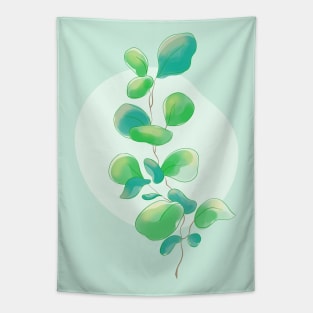 Eucalyptus Illustration Tapestry