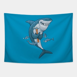 Family Shark Tapestry