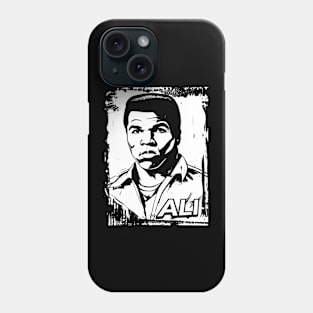 Ali black and white Phone Case