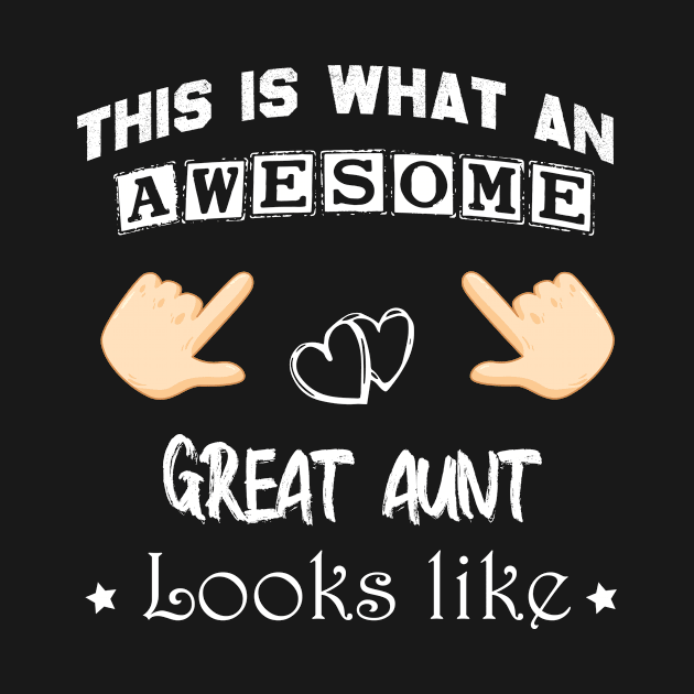 This is what an awesome Great aunt looks like, Great aunt gift by foxfieldgear