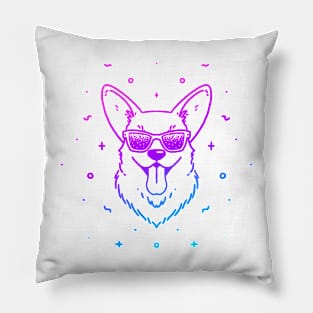 Cool Corgi (version I) Pillow