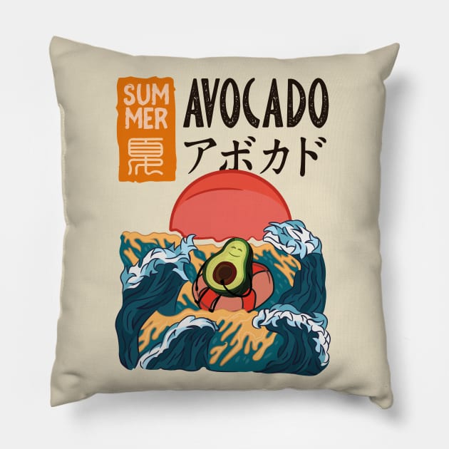 Great Avocado Pillow by thepicasso