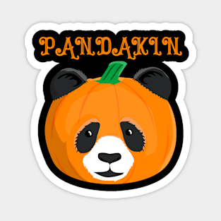 Cute Pandakin Halloween Motives Magnet