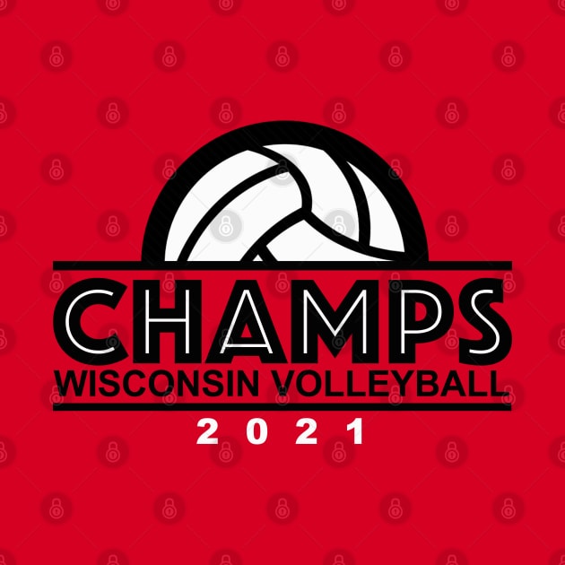 Celebrate Wisconsin Volleyball's Championship! by MalmoDesigns