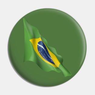 Brazil Art Pin