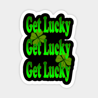 Lucky Saint Patrick's Day Shamrock Magnet