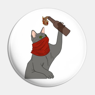 Riot cat Pin