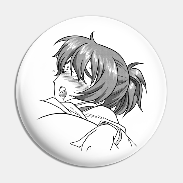 Ecchi Hentai Otaku Girl Waifu Ahegao Pleasure Face Ahegao Face Hentai Pin Teepublic 5002