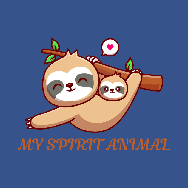 Sloth,is my spirit animal by alux06