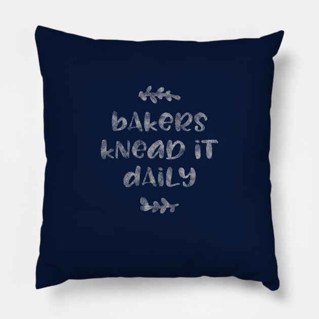 Bakers Knead It Pillow by authenticamerican