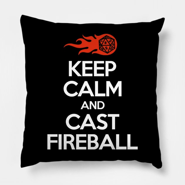 funny dnd christmas Pillow by Pixelwave