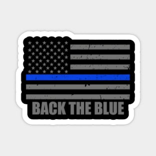 Law Enforcet Back The Blue Magnet