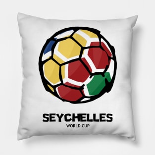 Seychelles Football Country Flag Pillow