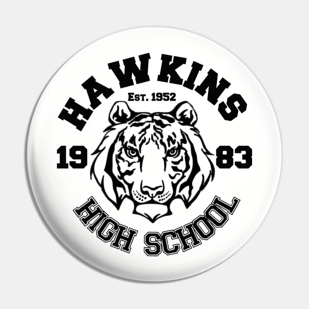 Women's Stranger Things Hawkins High School Logo Cropped Hoodie