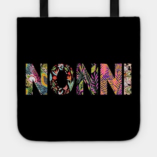 Nonni Themed Design Floral Fauna Nonni Tote