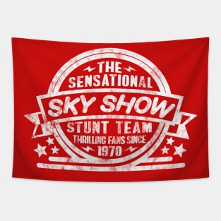 1970 - The Sensational Sky Show (Red - Worn) Tapestry