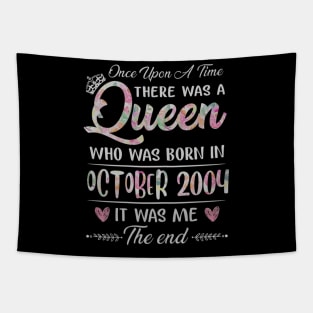 Girls 16th Birthday Queen October 2004 16 Years Old Tapestry