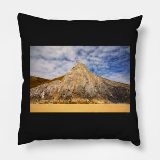 Little Tor on Tor Bay, Gower, Wales Pillow