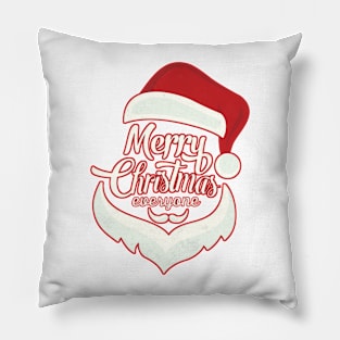 Merry Christmas Design Pillow