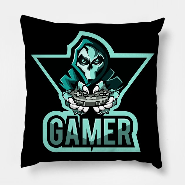 I Am Gamer Tee Game Lovers Pillow by DarkTee.xyz