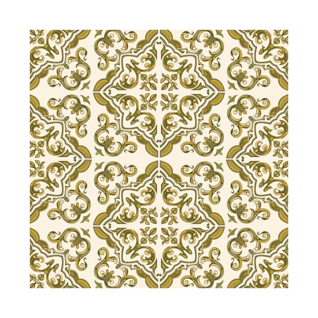 Vintage Golden Tiles by matise