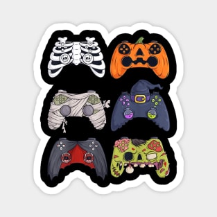Halloween Skeleton Zombie Gaming Controllers Magnet