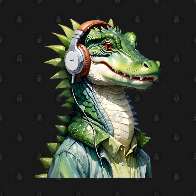 Alligator Earphones by Carpede