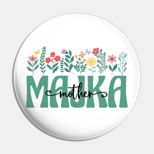 Serbian Mom Majka Pin