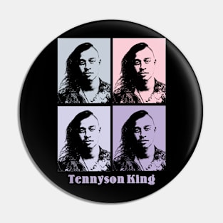 Tennyson King Pop Art Pin